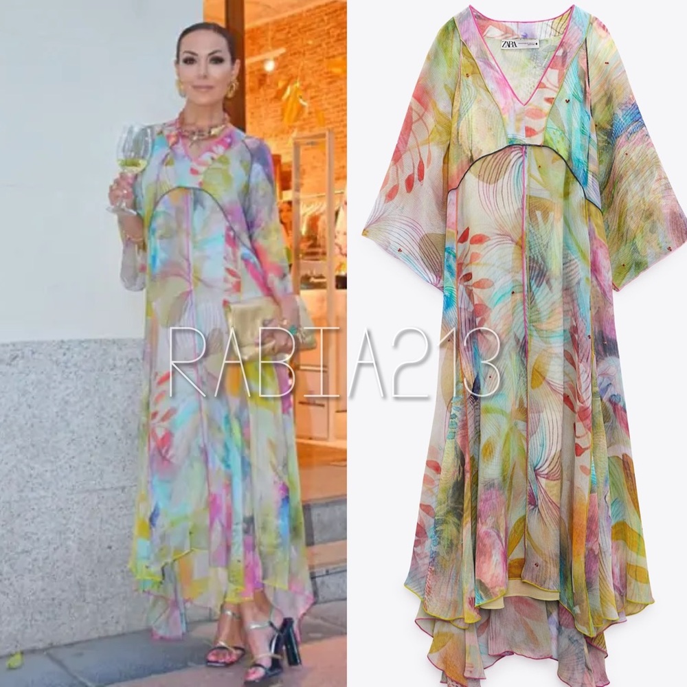 ZARA PRINTED DRESS LIMITED EDITION - Picture 11 of 15